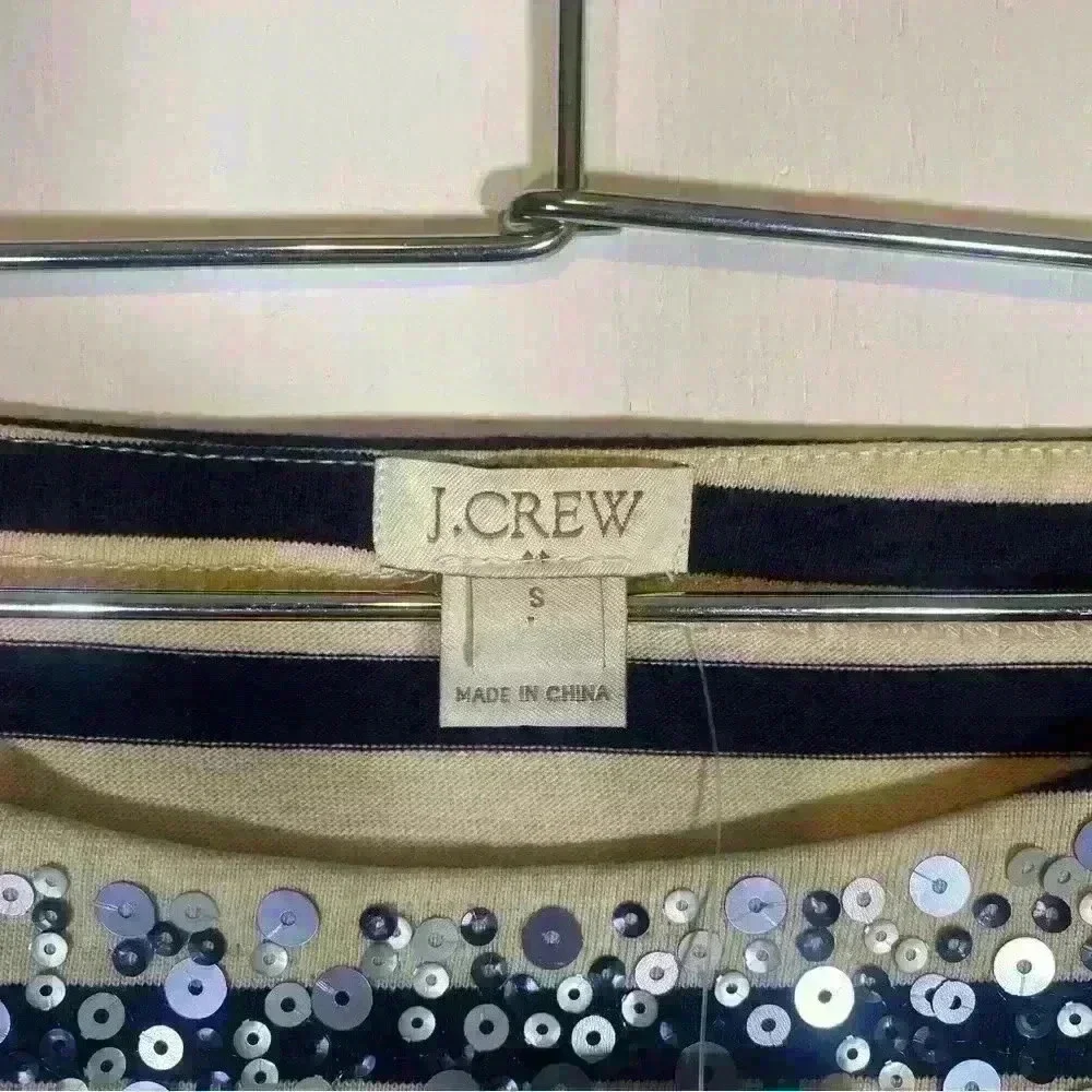 J. Crew Woman’s Sequin Top. NWT. Size S